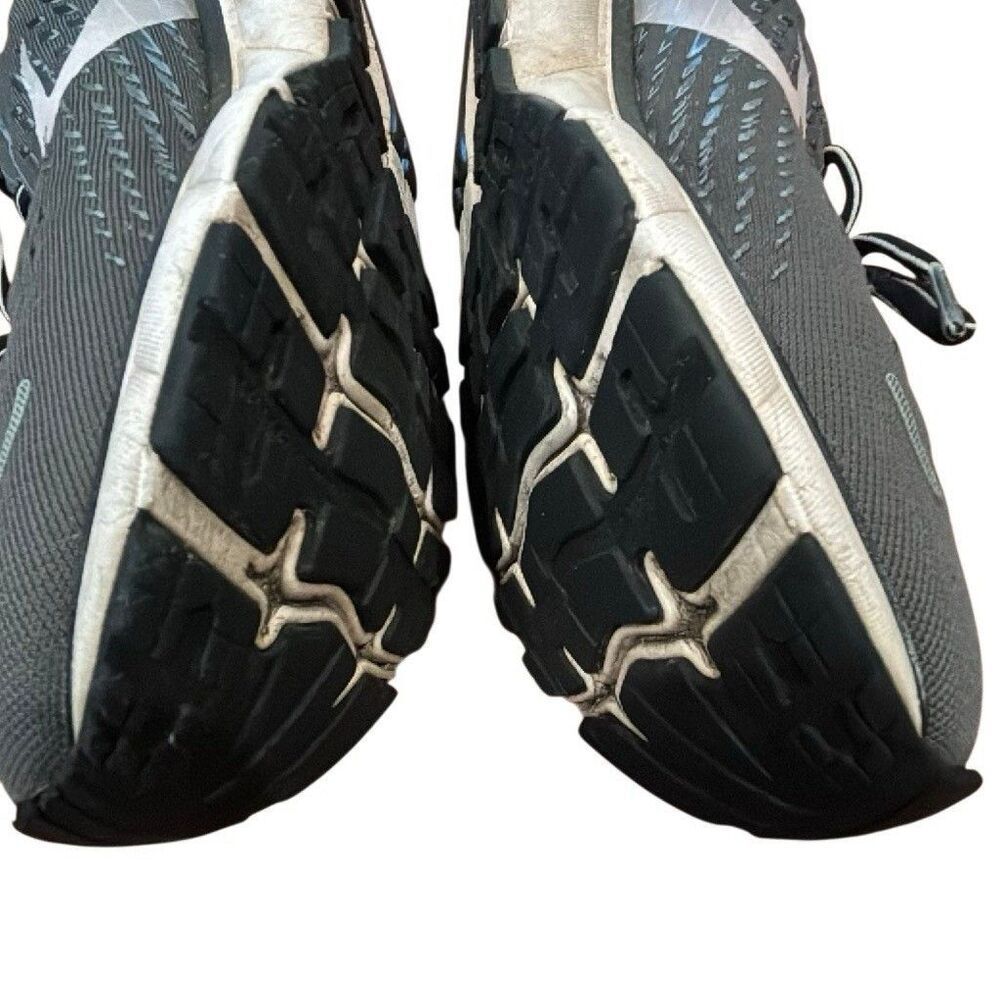 Brooks Ghost Gray/Black Solid Low Top Lace-Up Running Sneakers Mesh Upper size 9 - Picture 3 of 16